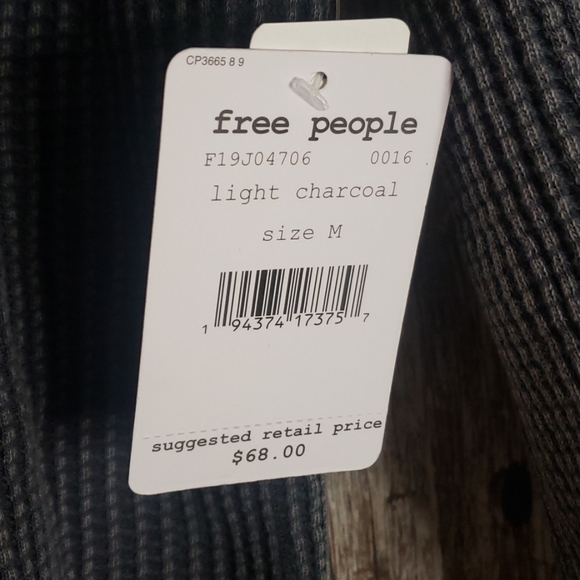 ⭐Free People lace up waffle knit - Picture 3 of 6